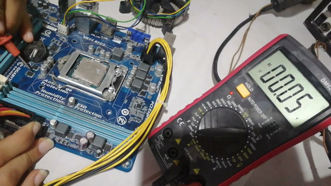 32®  enciende y no hace nada H61M-S1 Gigabyte #h61 #gigabytemotherboard 