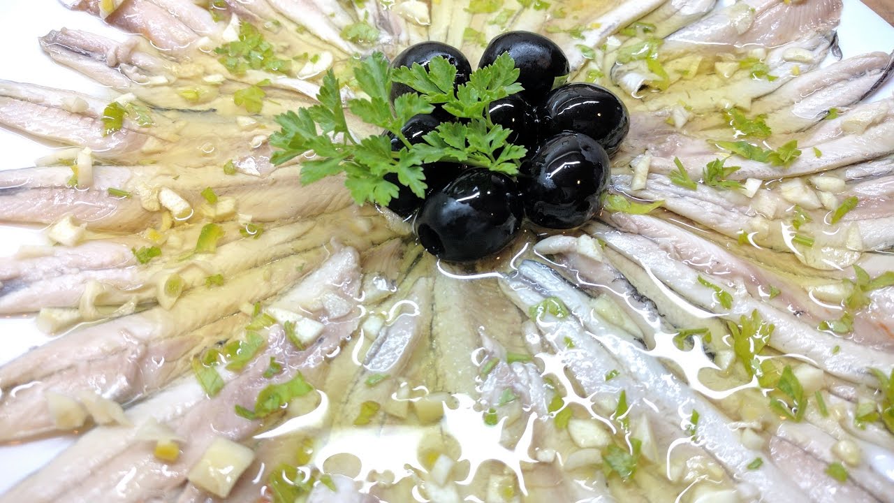 Boquerones en vinagre - receta fácil paso a paso