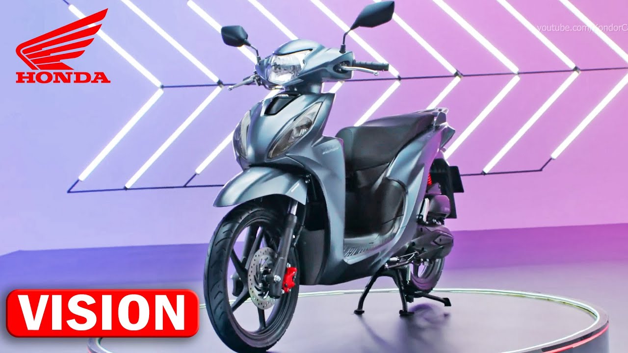 2021 HONDA Vision 110 - redesigned & more fuel efficient