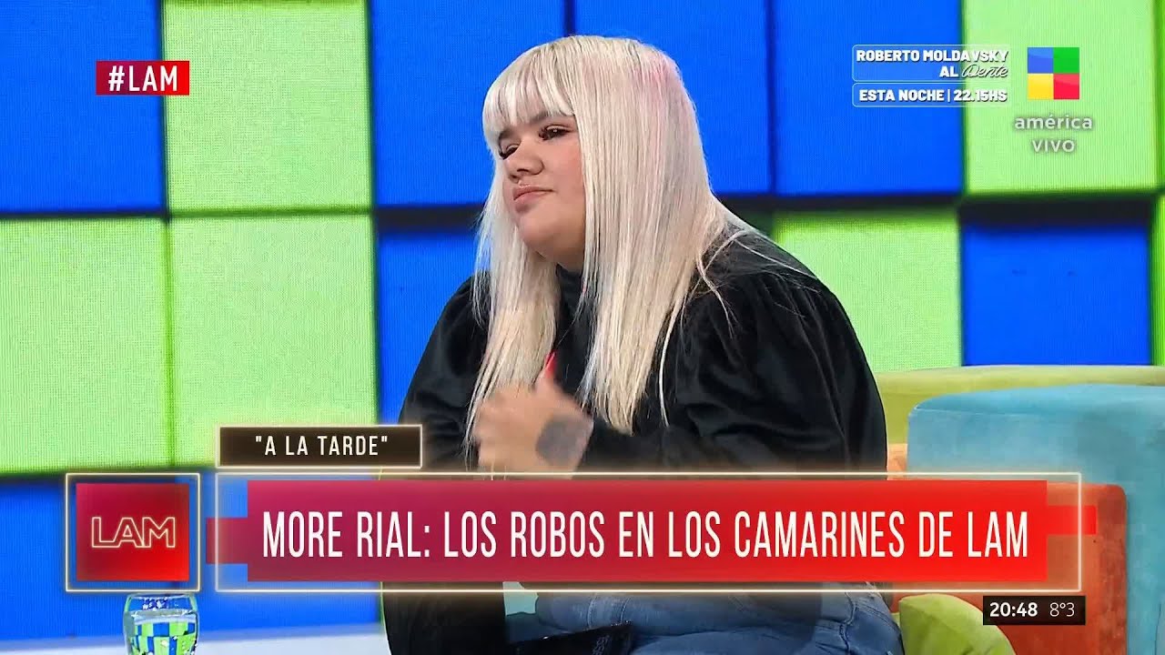 MORENA RIAL HABL&Oacute; de los ROBOS en los CAMARINES de LAM