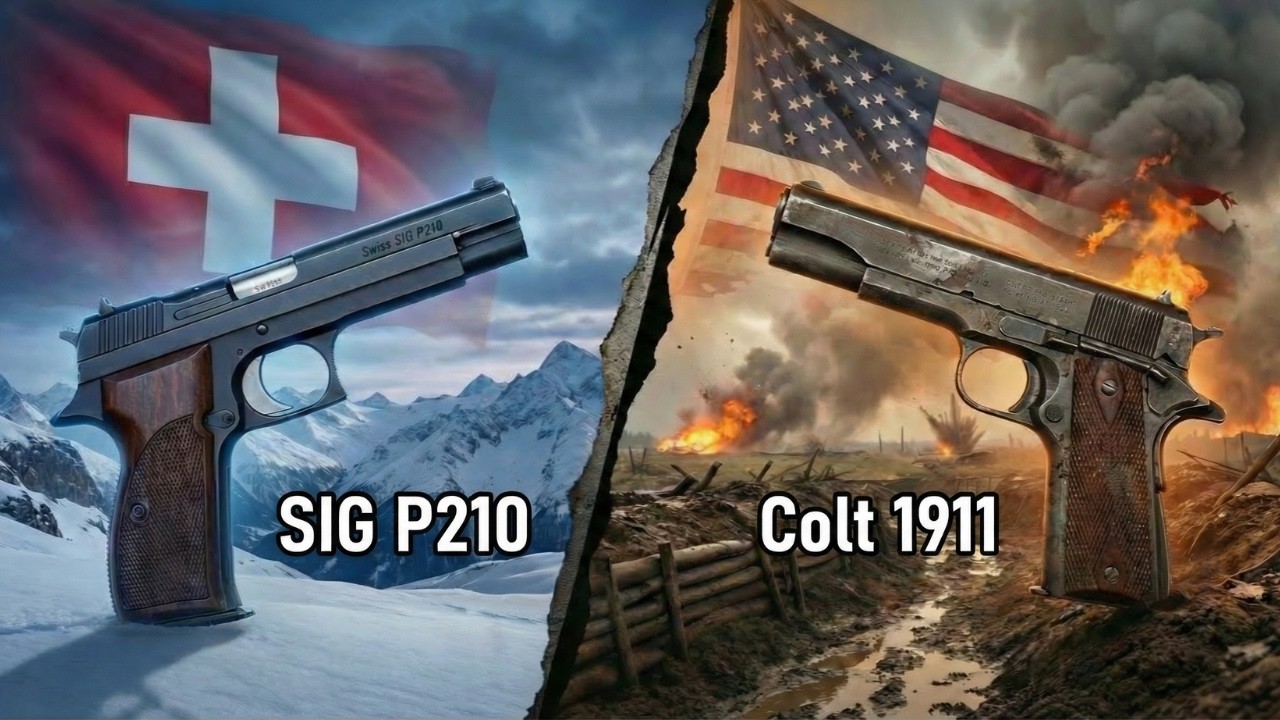 SIG P210 (Schweiz) vs. Colt 1911 (USA) Das Duell der Legenden