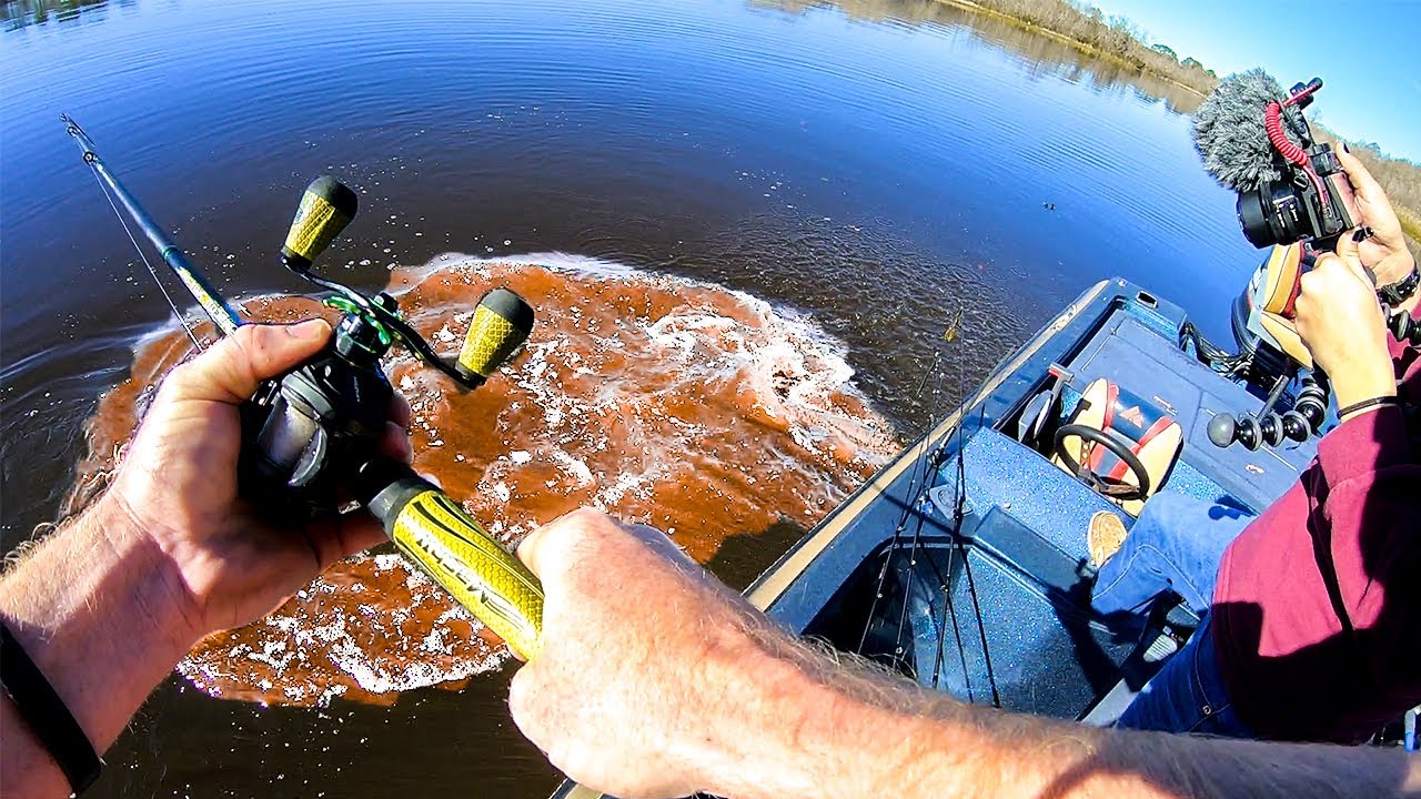 Hooked into a GIANT River MONSTER! (Reed Bingham)