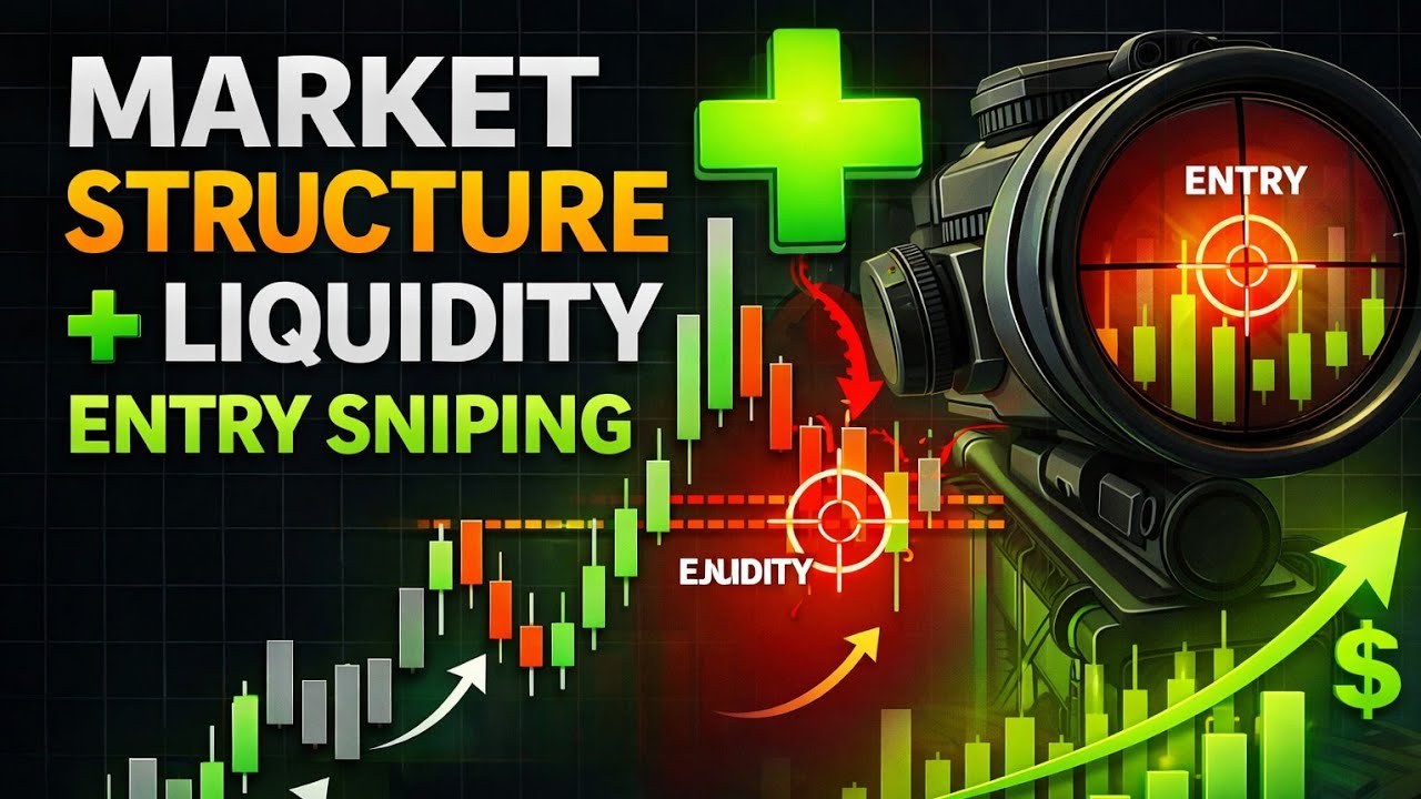 MARKET STRUCTURE +LIQUIDITY = ENTRY SNIPING