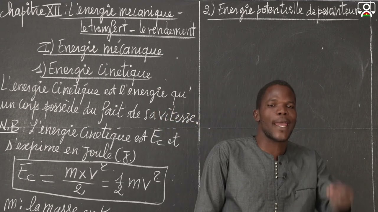 Cours - 3e - PC : L'énergie mécanique  transfère de rendement 1/4