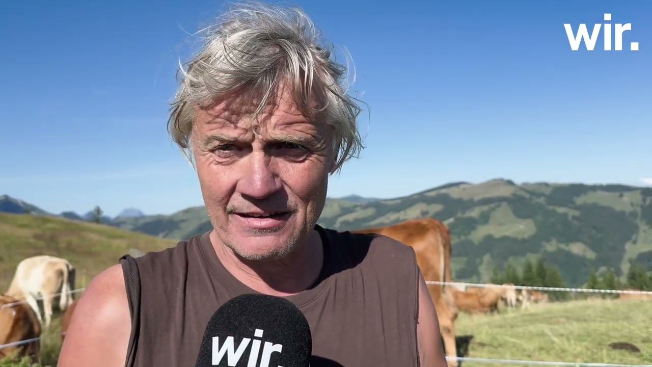 Zu Besuch bei Moritz Boschung: Alpinspektion auf der Alp Stoss in Plaffeien