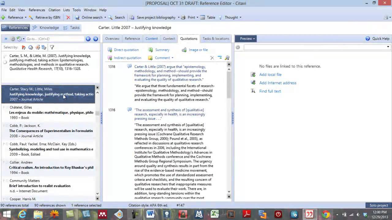 Using Gingko to Do the Single Method of Academic Writing