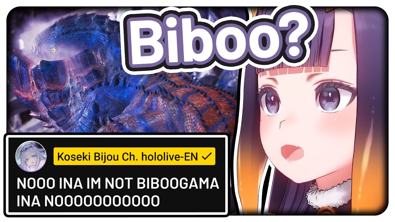 *Ina interacts with Biboogama* Biboo: 【Hololive EN】
