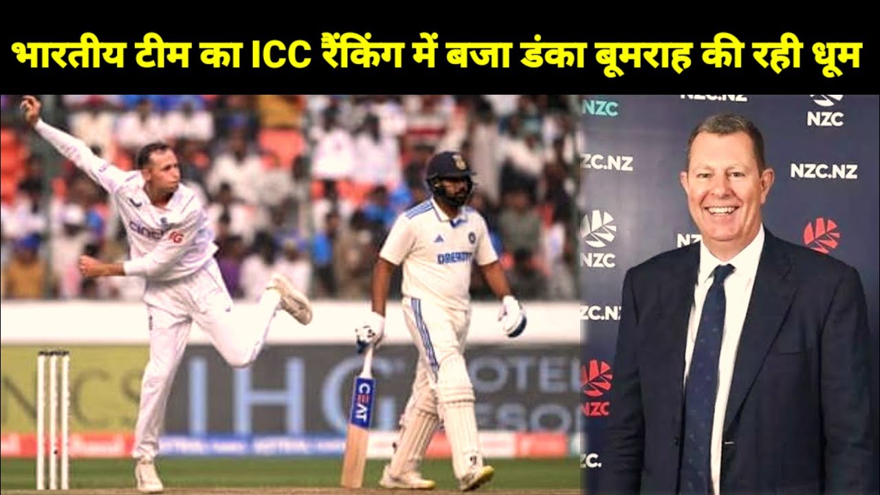 Icc announce test rankings 2024 ।ICC TEAM RANKINGS 2024।