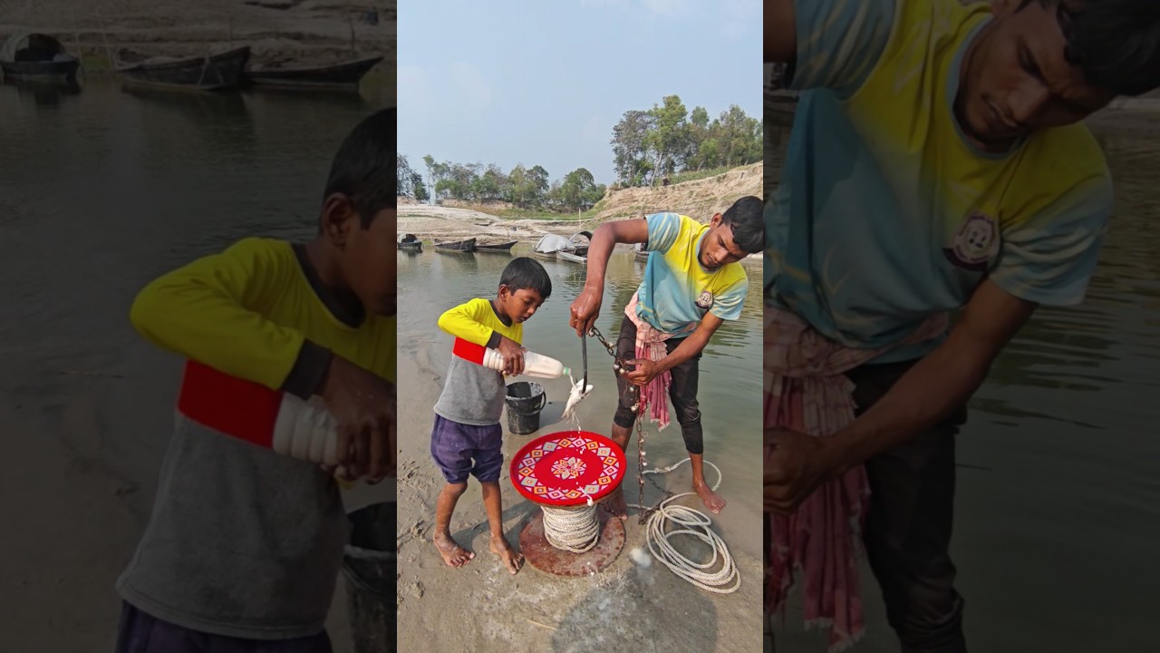 amazing fishing method small fish bait #fishing #viral