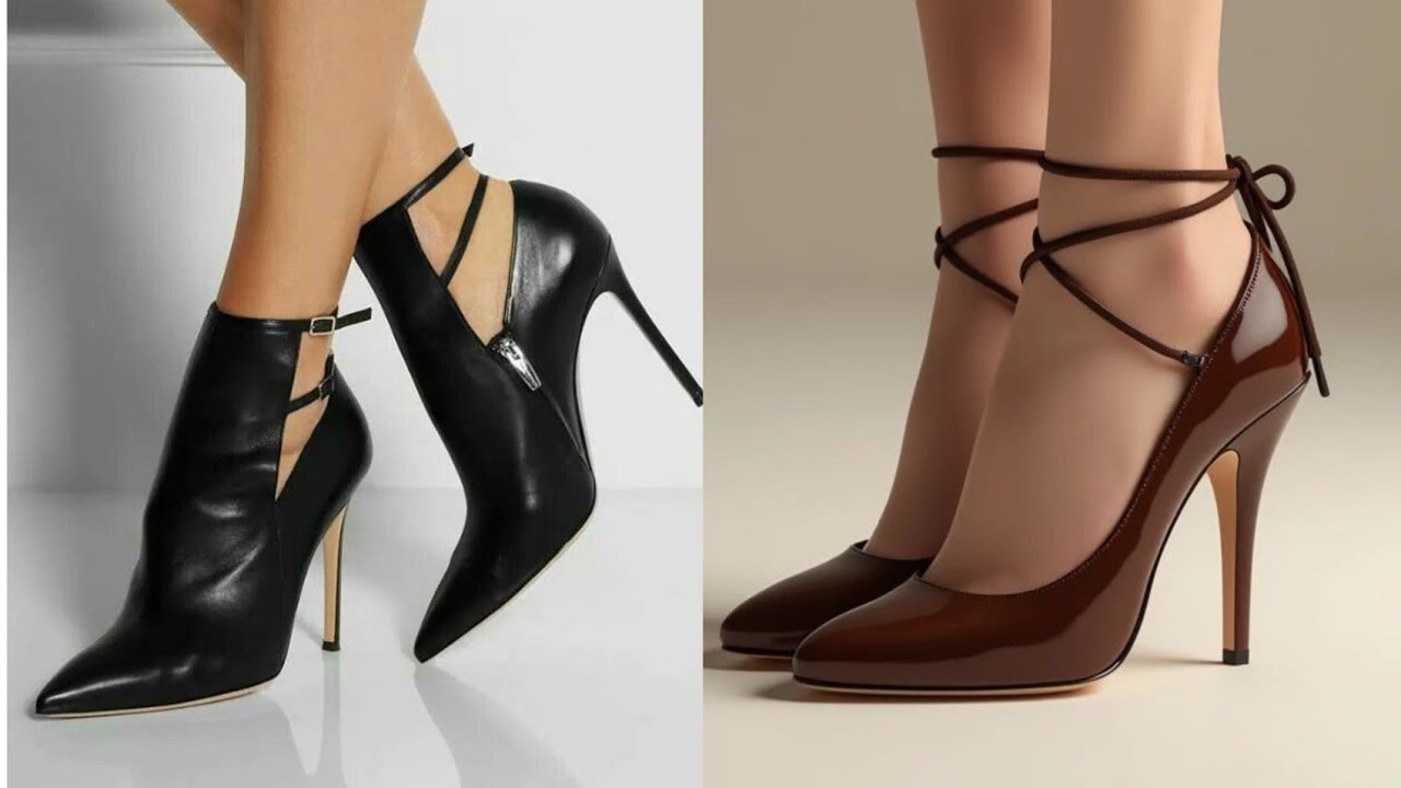 Представлена ​​модная женская обувь: сандалии, слипоны, туфли-лодочки, классические туфли | Колле...