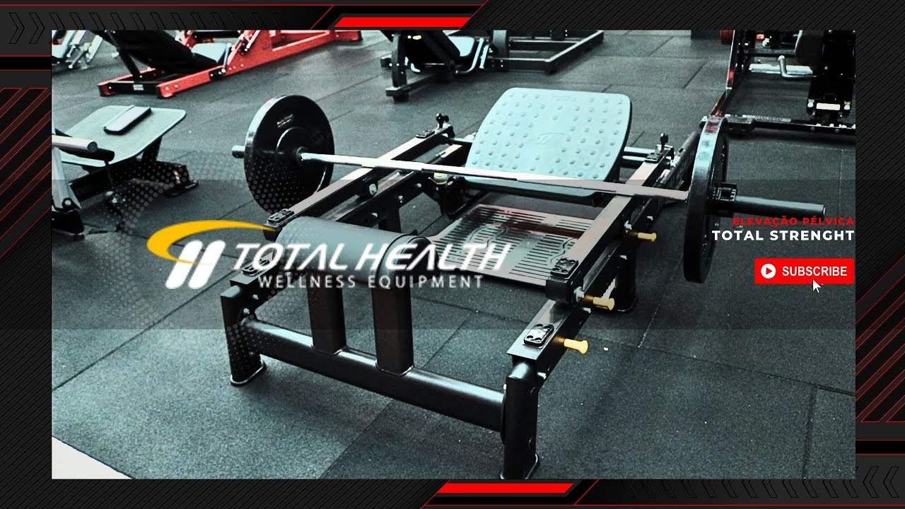Séria Máquinas - Elevação Pélvica - TOTAL STRENGHT - TOTAL HEALTH #musculação #treino