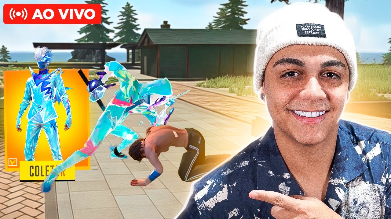 LIVE ON 🔴 AMASSANDO NA RANQUED COM A NOVA TRANSFORMA&Ccedil;&Atilde;O 💙 FREITAS FREE FIRE