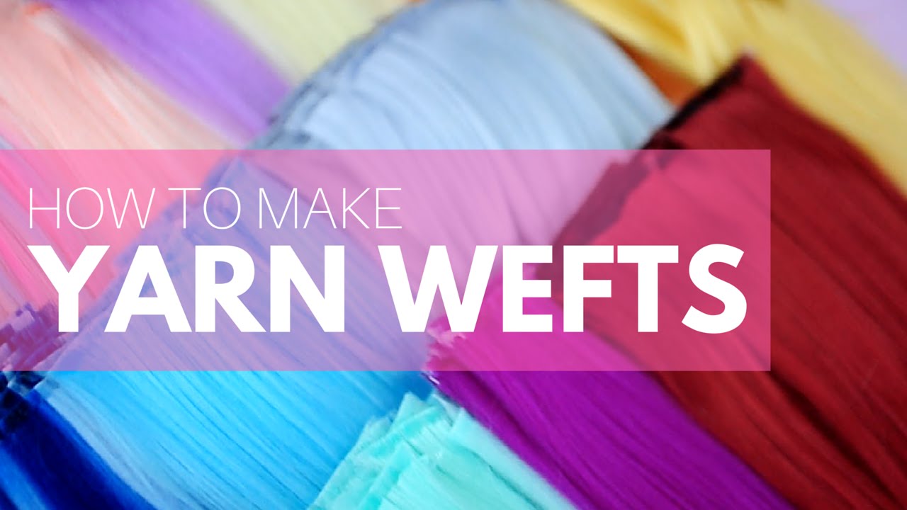 How to Make a Doll Wig | Making Yarn Wefts | Mozekyto