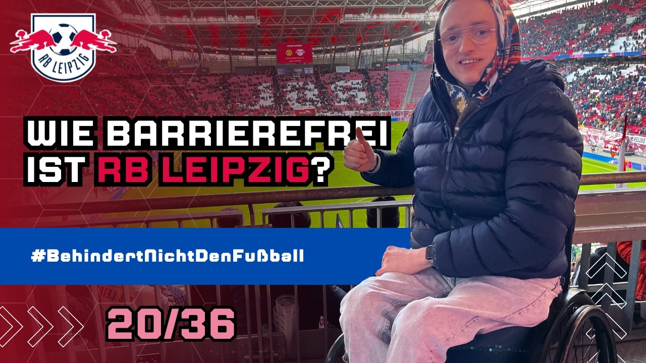 Einmal Leipzig, immer Leipzig? So barrierefrei sind die roten Bullen! 🫣♿️#BehindertNichtDenFußball