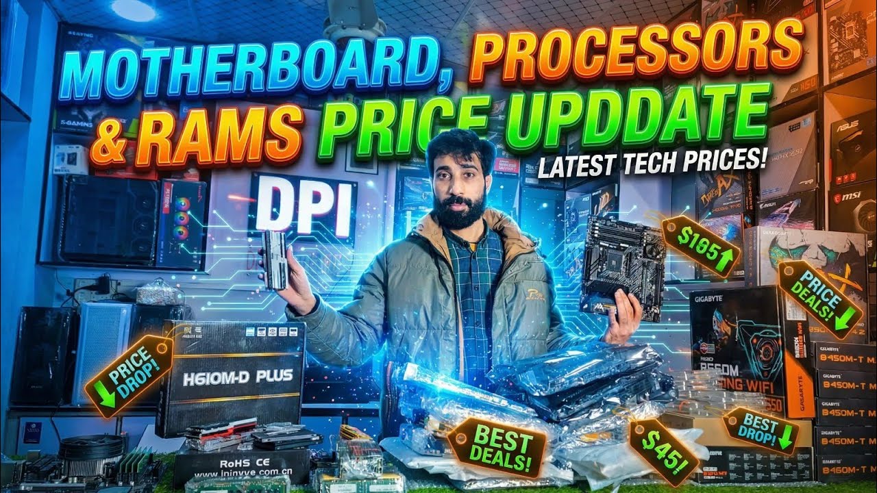 Motherboards and Processors Latest Prices In Pakistan 2026 | Best Budget Amd And Intel Board And Cpu