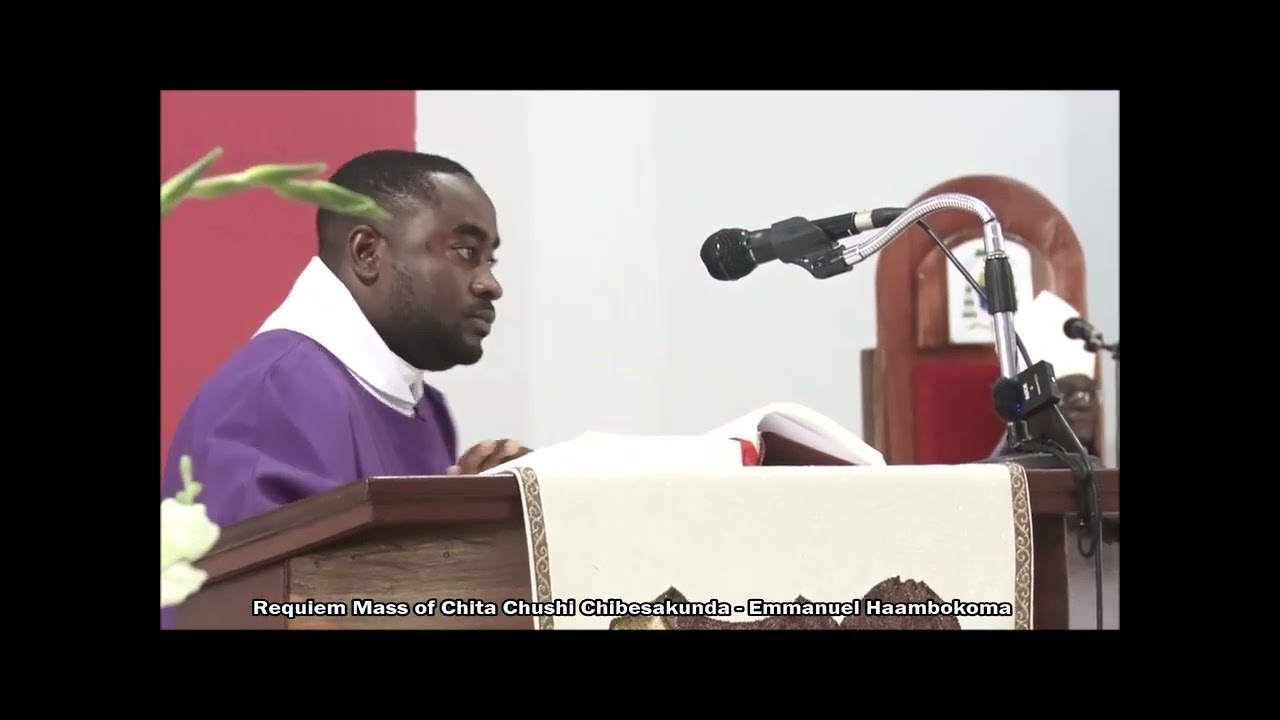 Requiem Mass of Chita Chushi Chibesakunda in Lusaka Zambia