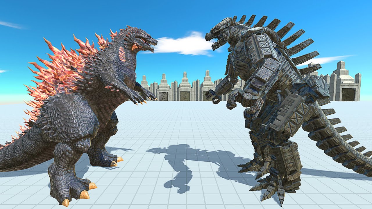 GOJIRA GODZILLA VS MECHA GODZILLA - Animal Revolt Battle Simulator