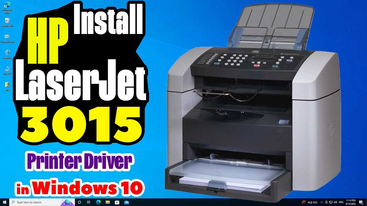 How to Download & Install HP LaserJet 3015 Printer Driver in Windows 10 PC or Laptop
