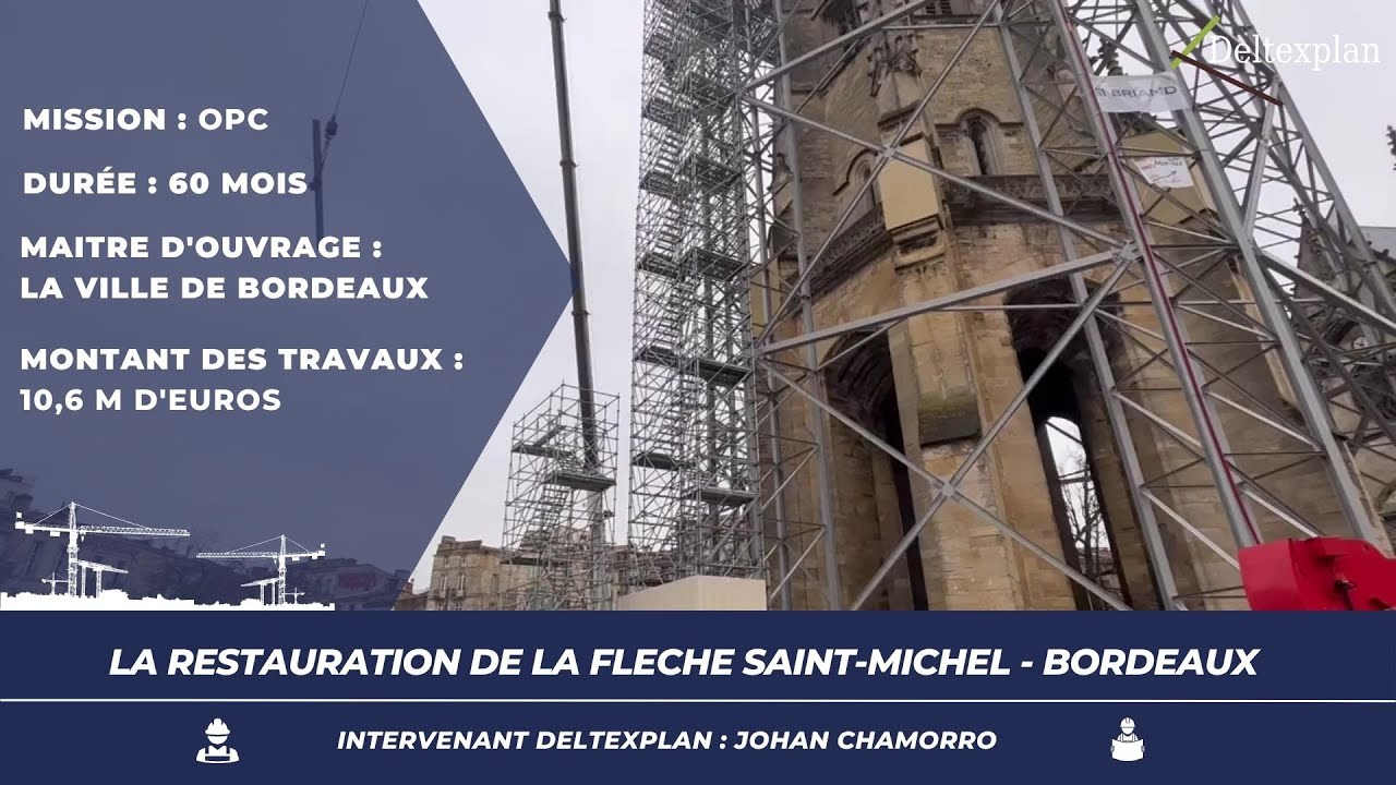 LA RESTAURATION DE LA FLECHE SAINT MICHEL