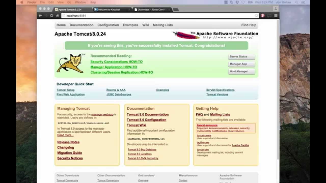 Configuring Tomcat to use Keycloak for oAuth login