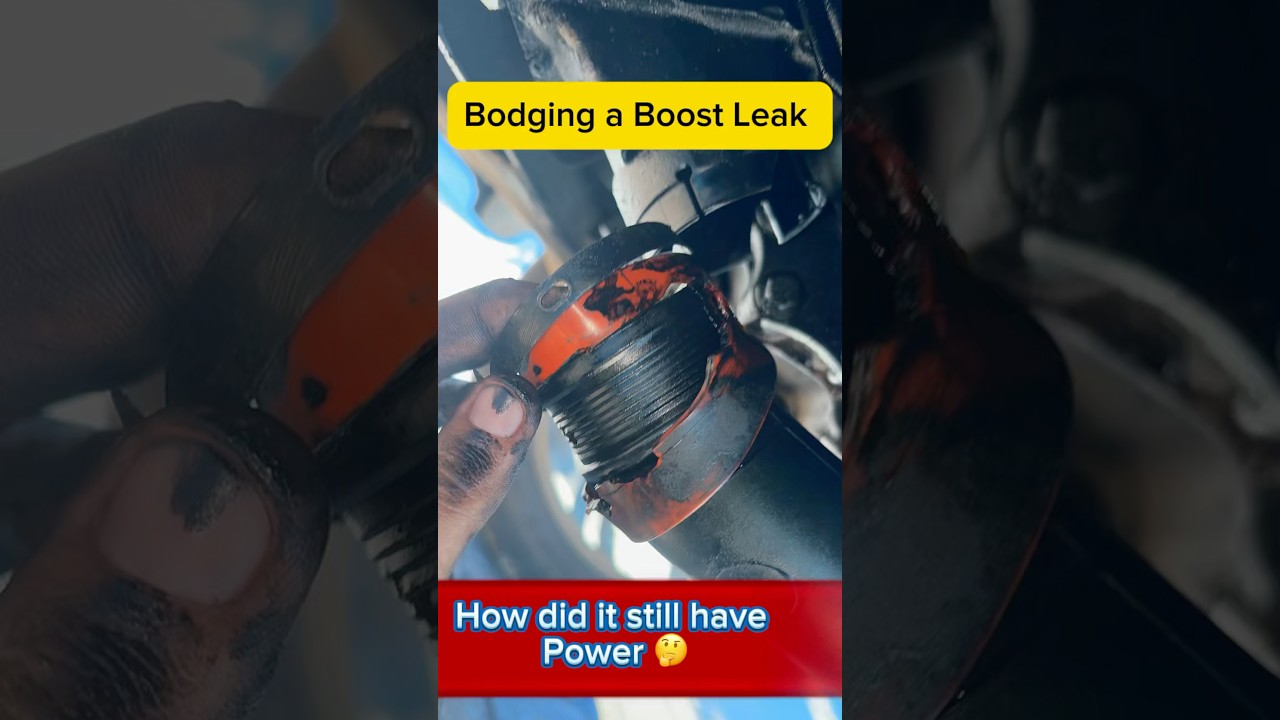 How to fix a boost leak aka (BODGED) 