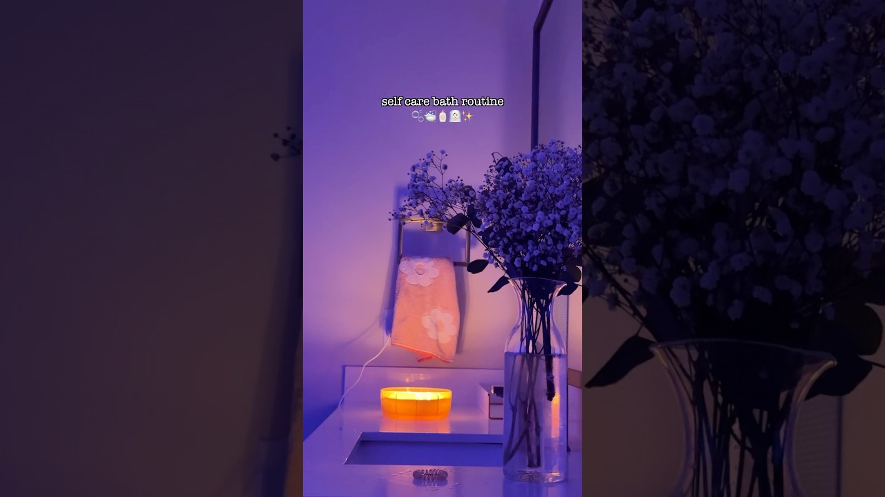 self care bath routine🧖&zwj;♀️ #selfcare #spaday #nightroutine #cozy #skincare #facemask #medicube