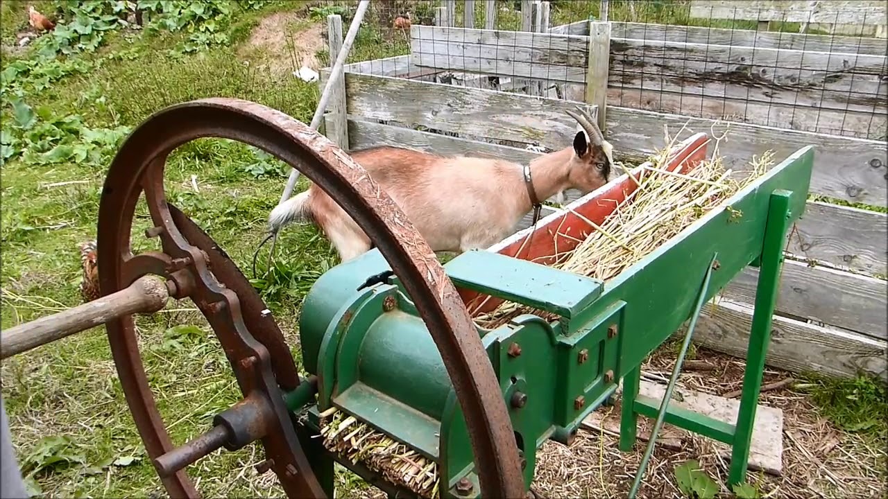 Le hache paille / hand chaff cutter manual