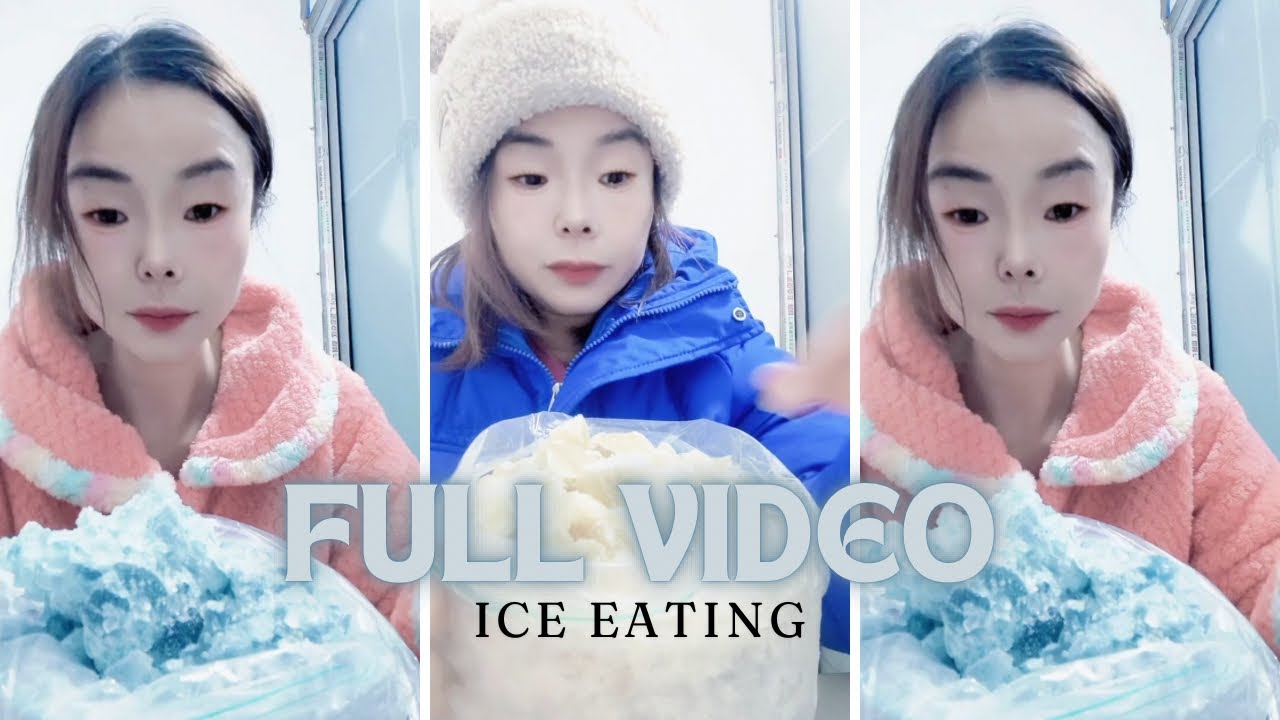 FULL VIDEO | HER CRUSHED ICE & CRUNCHY ICE EATING ASMR