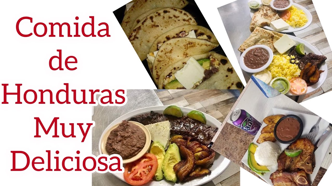 Menu de HONDURAS 🇭🇳 Comida Catracha s&uacute;per DESLICIOSA *comida hondure&ntilde;a*