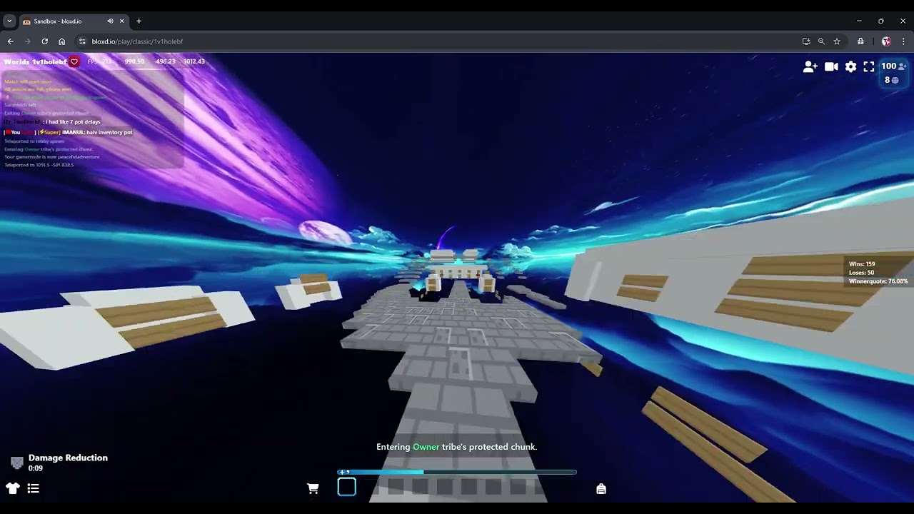 fighting @IMANULBLOXD  i won 5-3