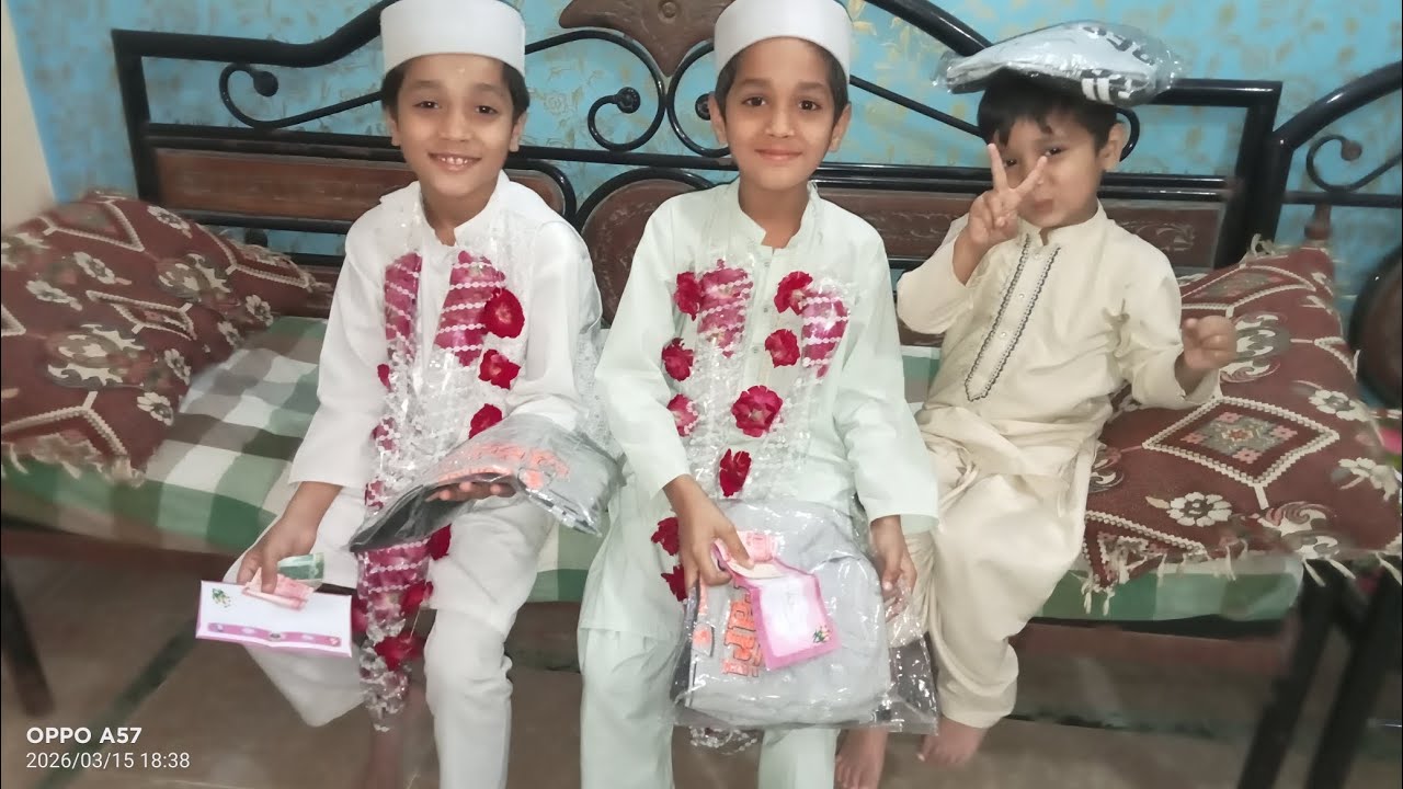Roza khushai|| aj hai mere roza khushai|| Hunain s family vilog 