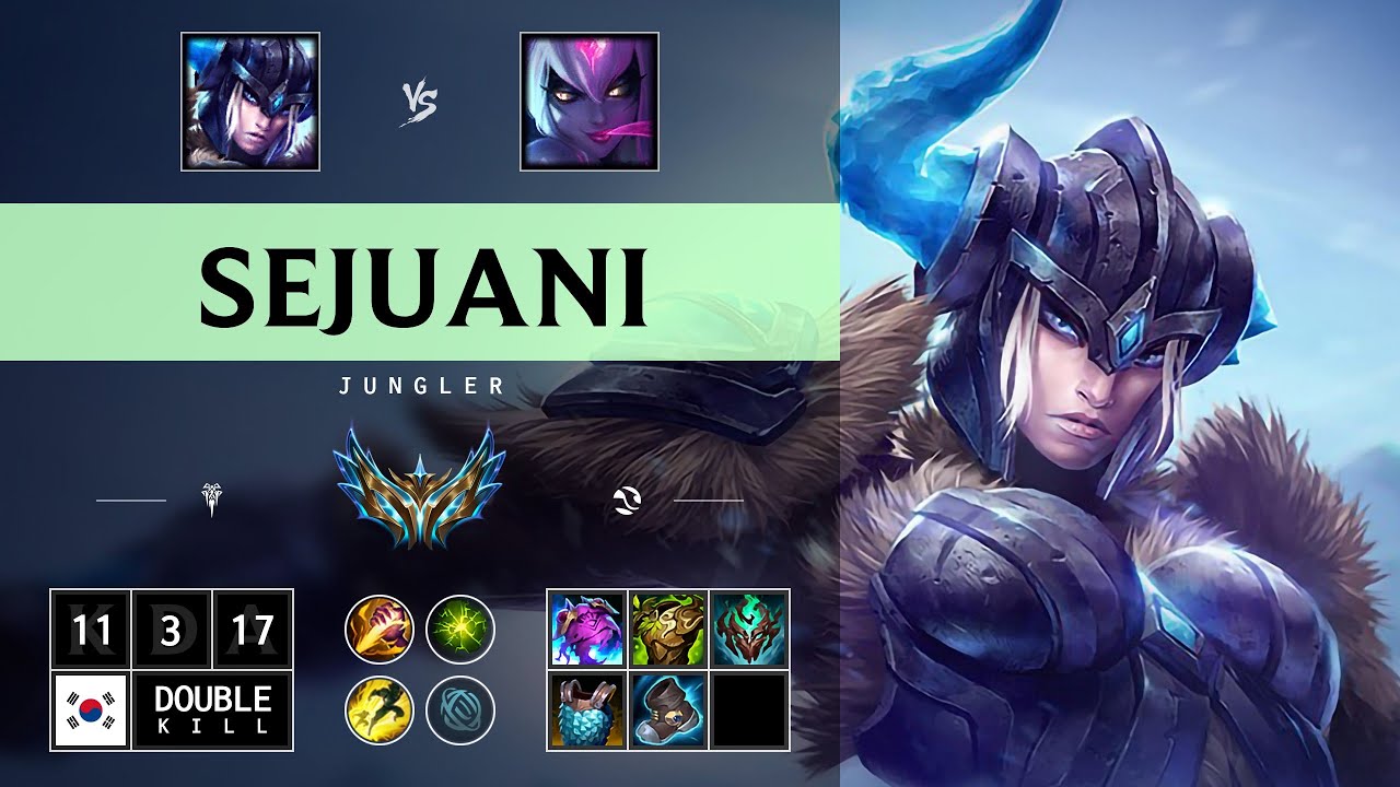 Sejuani Jungle vs Evelynn: Rampage - KR Challenger Patch 14.15
