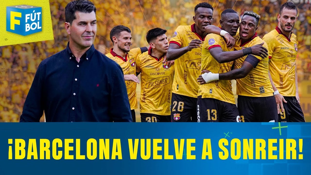 BARCELONA VUELVE A SONREÍR EN EL MONUMENTAL l F DE FÚTBOL