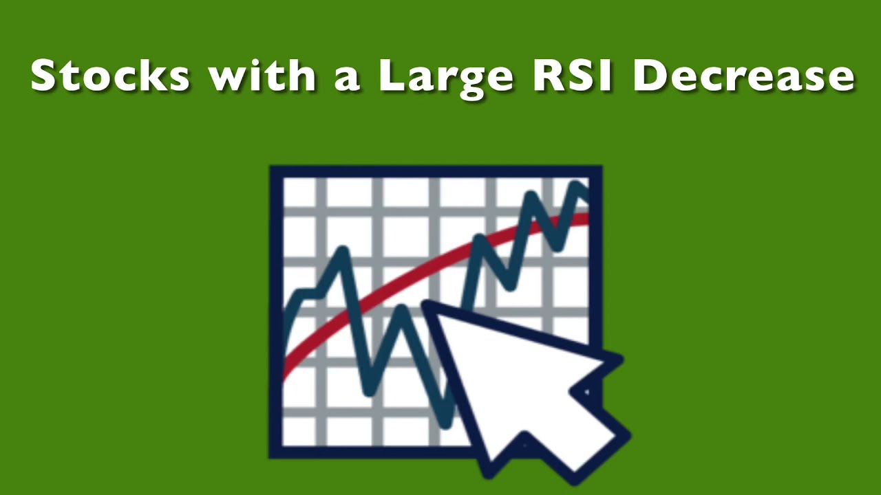 Stocks with a Large RSI Decrease