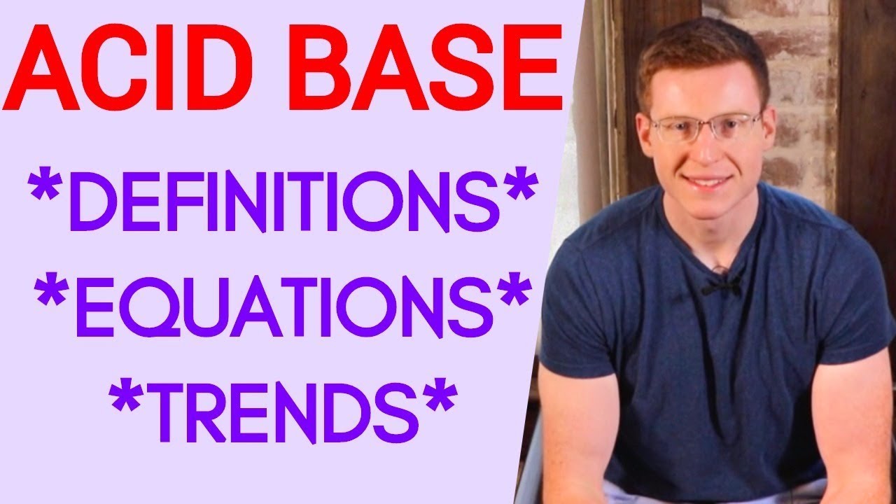 Acid Base Definitions, Trends, and Equations