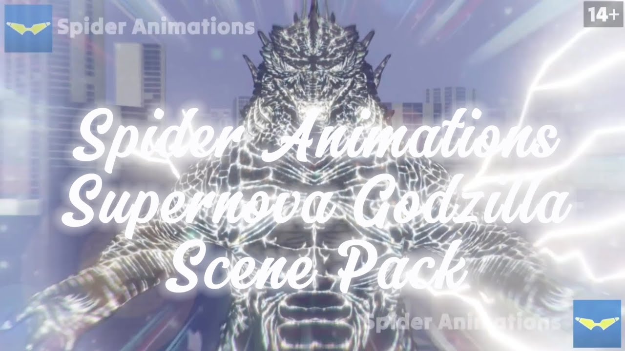 Spider Animations Supernova Godzilla Scene Pack @spideranimations7878 #godzilla #kong #spacegodzilla
