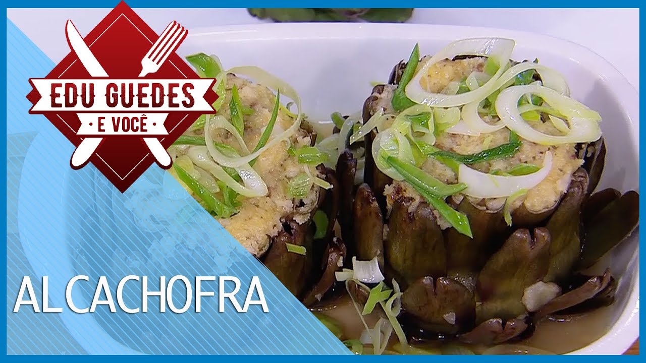 Convidada de Edu Guedes ensina receitas com alcachofra