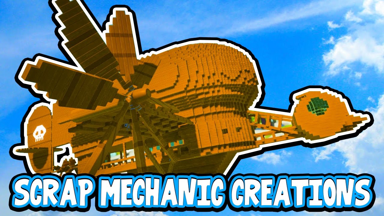 ТВОРЕНИЯ Scrap Mechanic! - УДИВИТЕЛЬНЫЙ ЛЕТАЮЩИЙ МАШИНА!! [#13] С AshDubh | Геймплей |