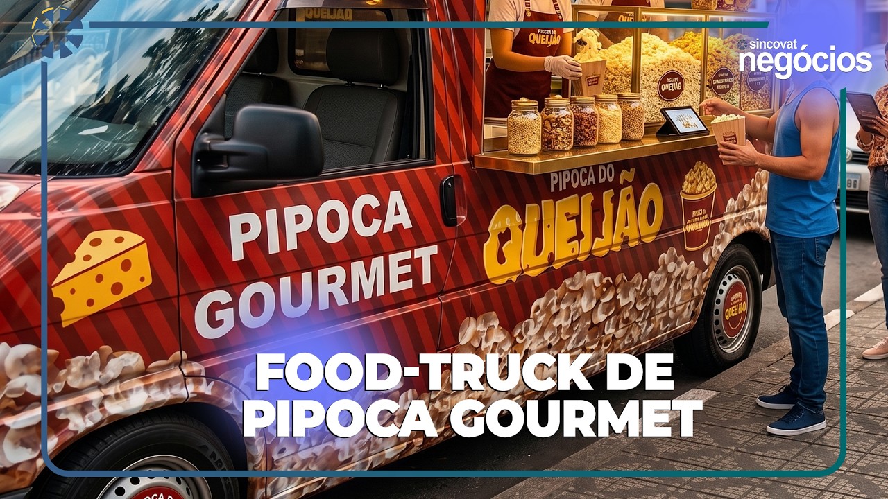 Conheça um food-truck de pipocas gourmet em Pindamonhangaba, SP | Programa Sincovat