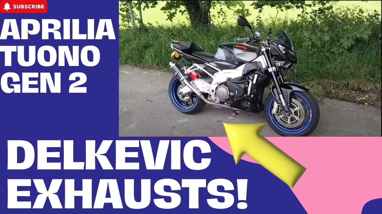 Aprilia Tuono Gen 2 With Delkevic 225mm Carbon End Cans - Sound Check/Thoughts - Are They Too Loud?