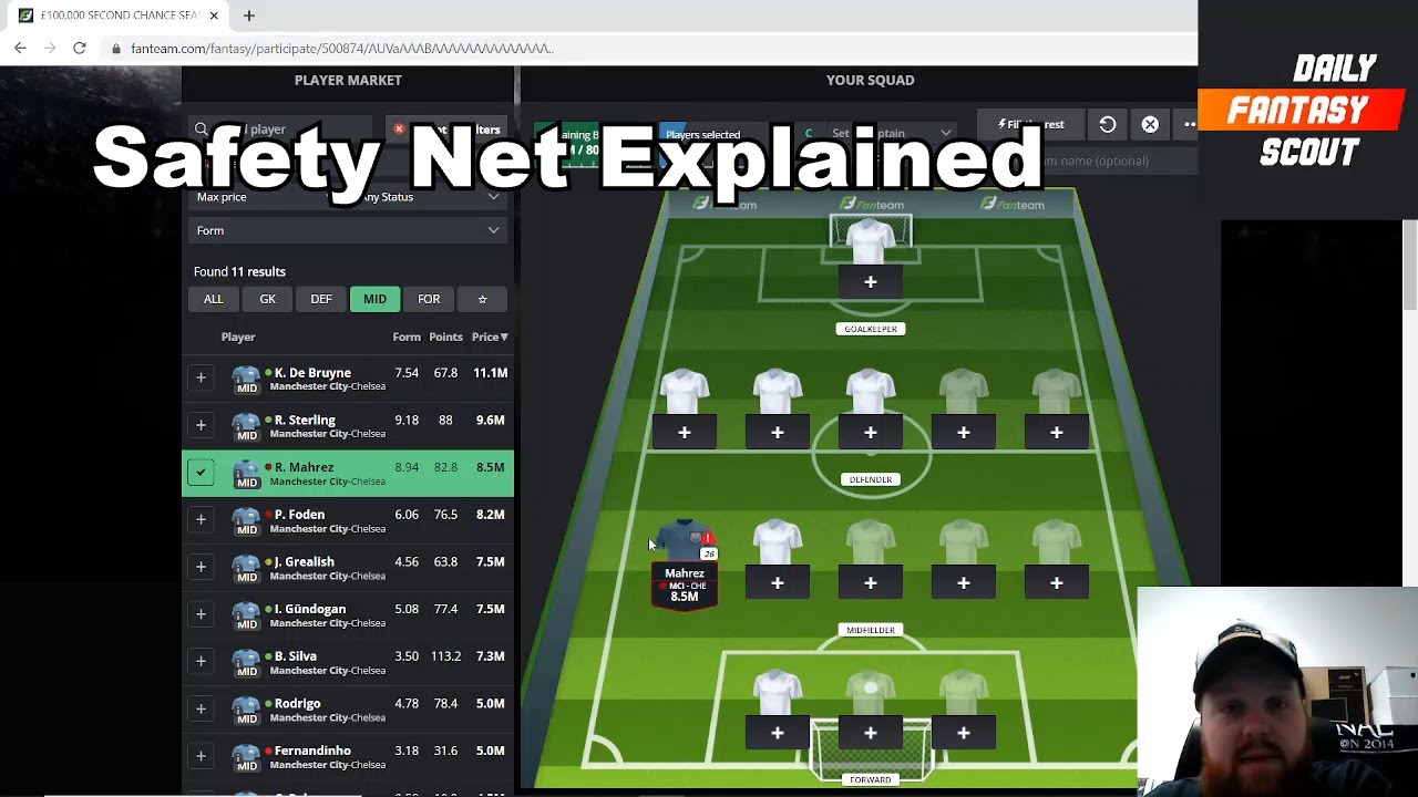 Fanteam Second Chance Season Game - Safety Net