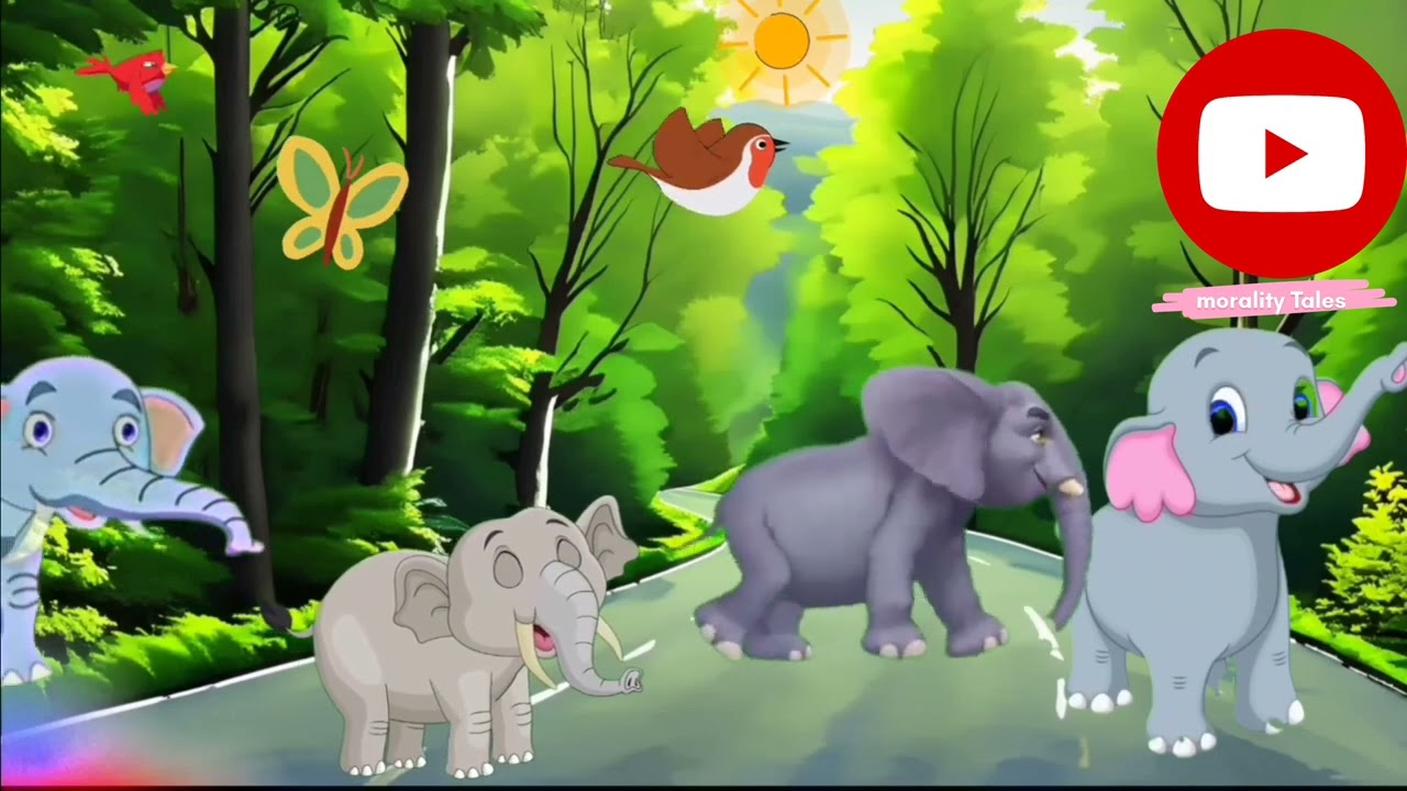 🐘Ek Mota Hathi | एक मोटा हाथी | Hindi Rhymes for kids