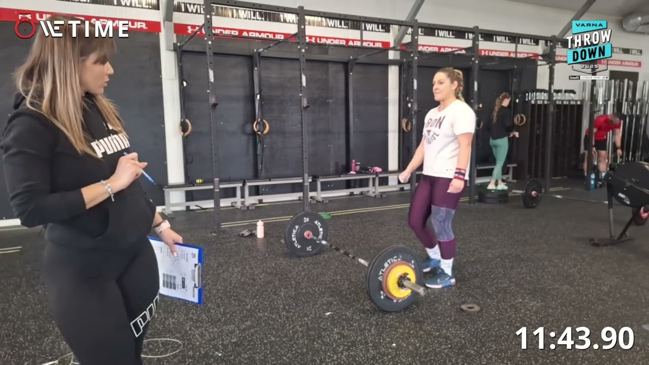 Katerina Dobreva - Varna Throwdown 25.2 A & B - CROSSFIT VARNA