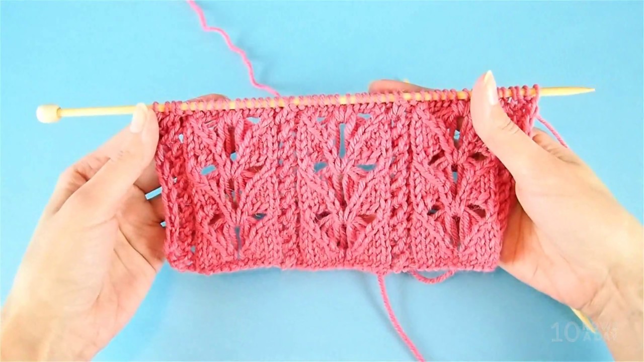 Lace Hearts - Knitting Stitch Pattern