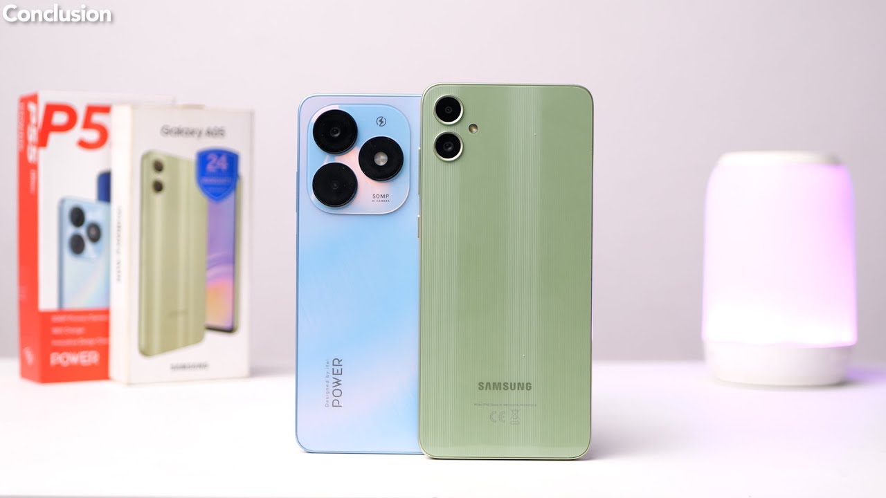 itel P55 против Samsung Galaxy A05 — какой телефон лучше за 100 000 ₦?