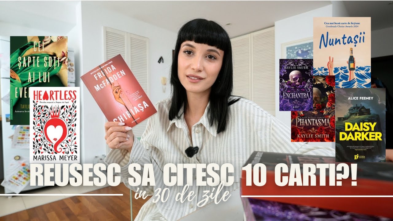 Reusesc sa citesc 10 cărți in 30 de zile?! [CHALLENGE]