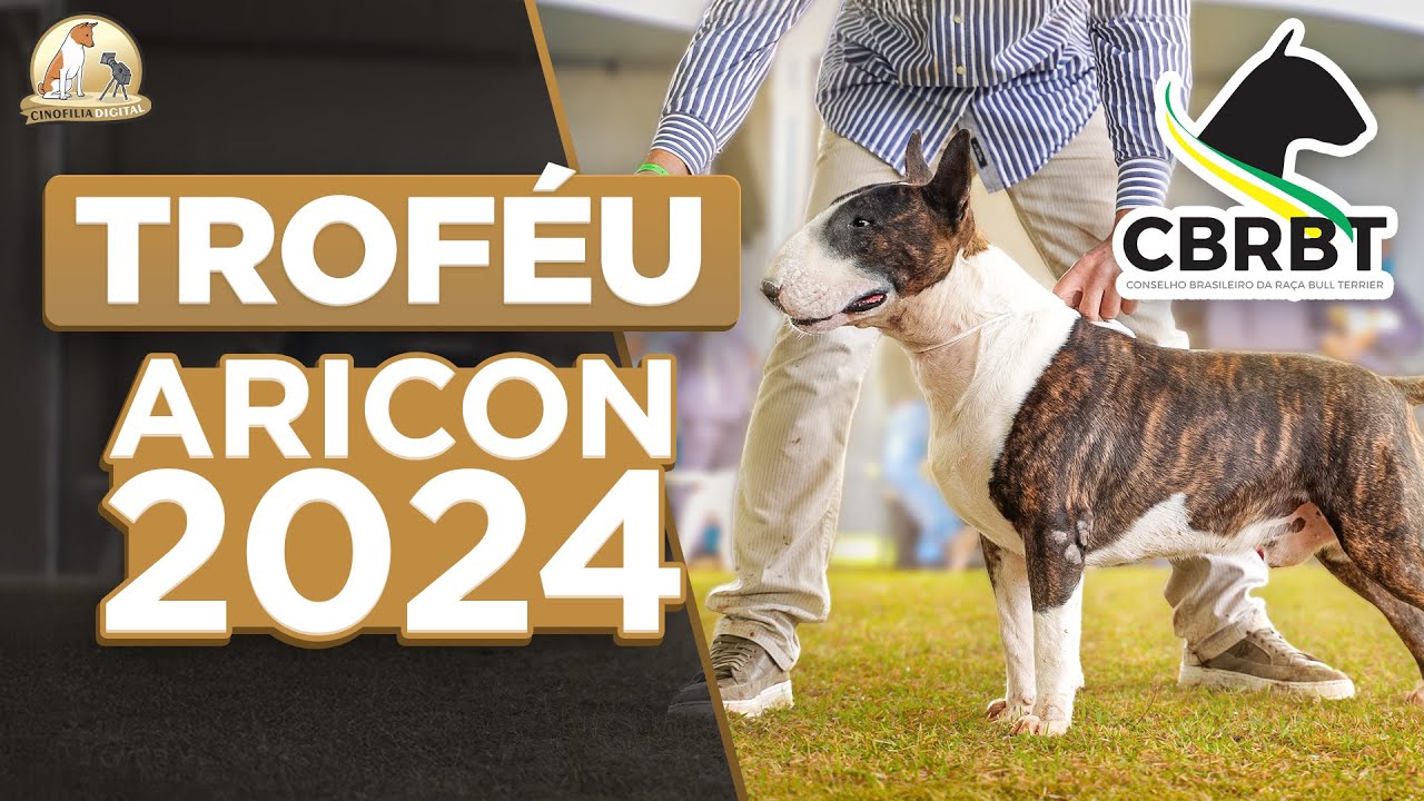 Exposição Nacional da Raça Bull Terrier 1º Troféu Aricon | Cinofilia Digital