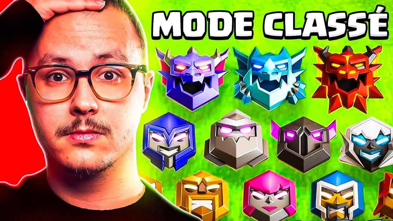 Je tryhard le classé sur clash of clans !