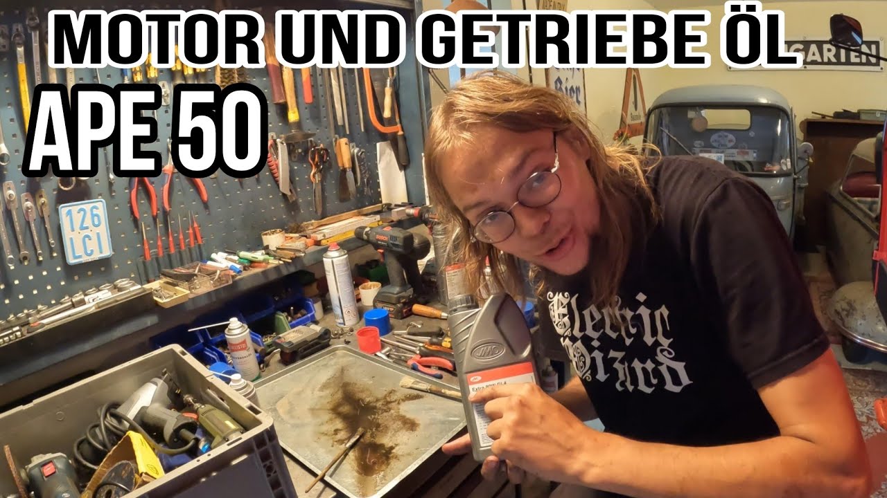 APE 50 Getriebeöl Differential Ölwechsel mit Toni Alessandro