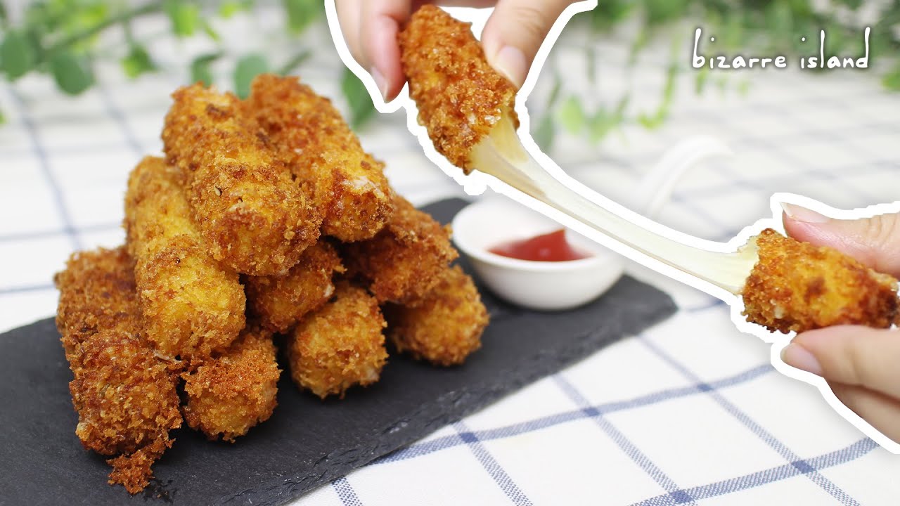 Perfectly Easy Homemade Deep Fried Mozzarella Sticks Recipe | d for delicious